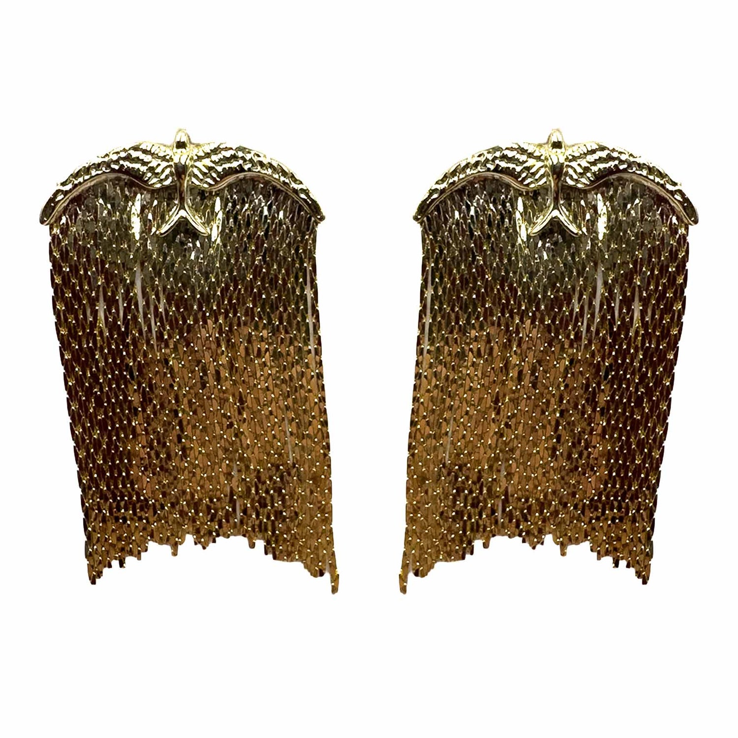 Palestro Milano Orecchini Cascata di Rondine Gold
