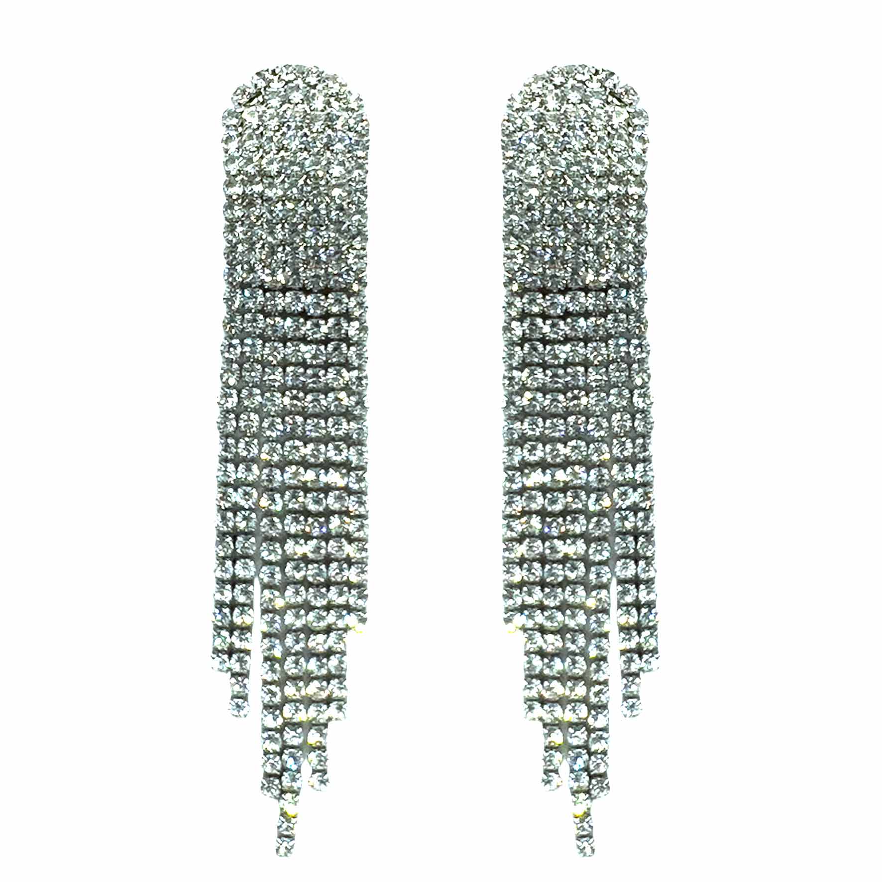 Palestro Milano Orecchini Cascata di Pietre