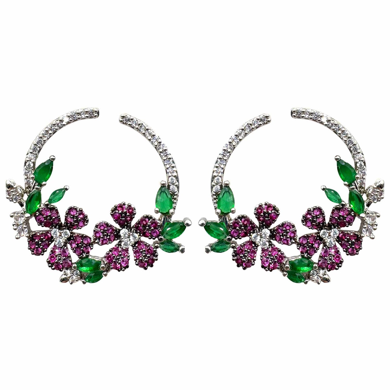 Cerchi con Fiorellini Pavè