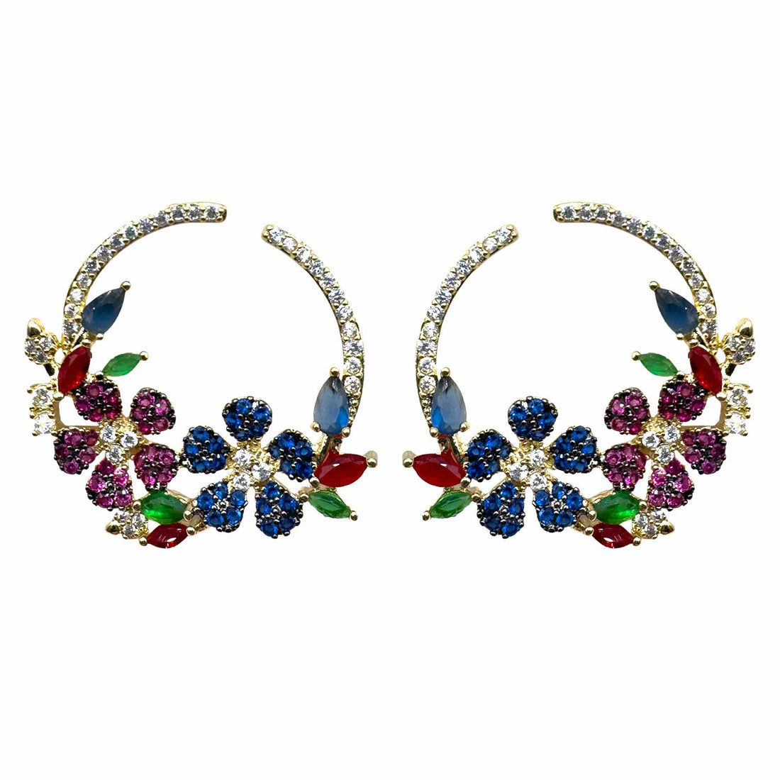 Cerchi con Fiorellini Pavè