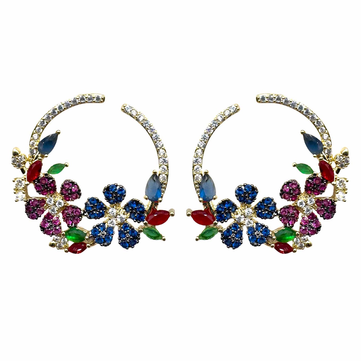 Cerchi con Fiorellini Pavè