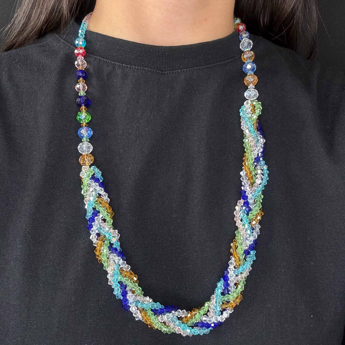 Collana Treccia di Gemme