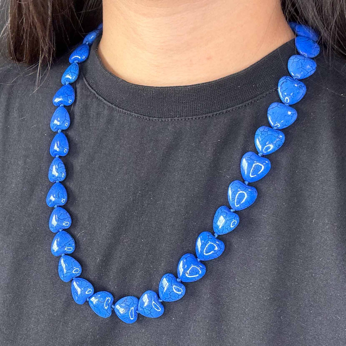 Collana di Cuori Blu