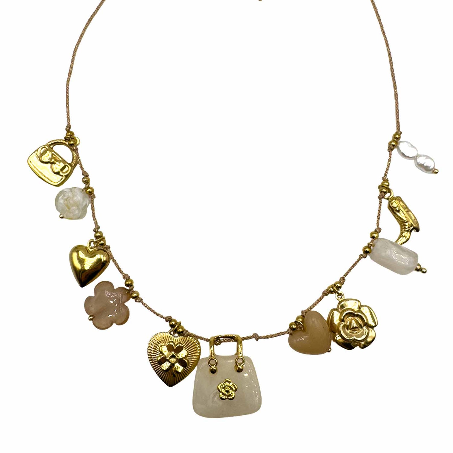 Collana Charms &amp; Borsette