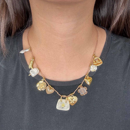 Collana Charms &amp; Borsette