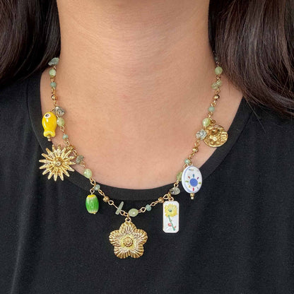 Collana Fiori e Pesce