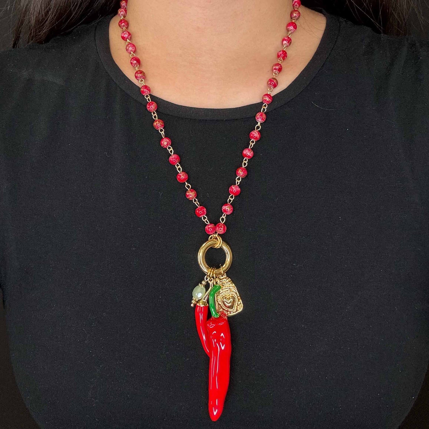 Collana Frutto Rosso