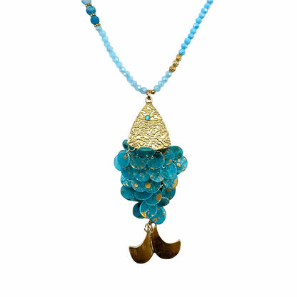 Collana Pesce con Petali