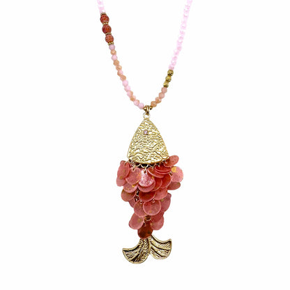 Collana Pesce con Petali