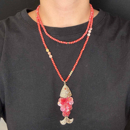 Collana Pesce con Petali
