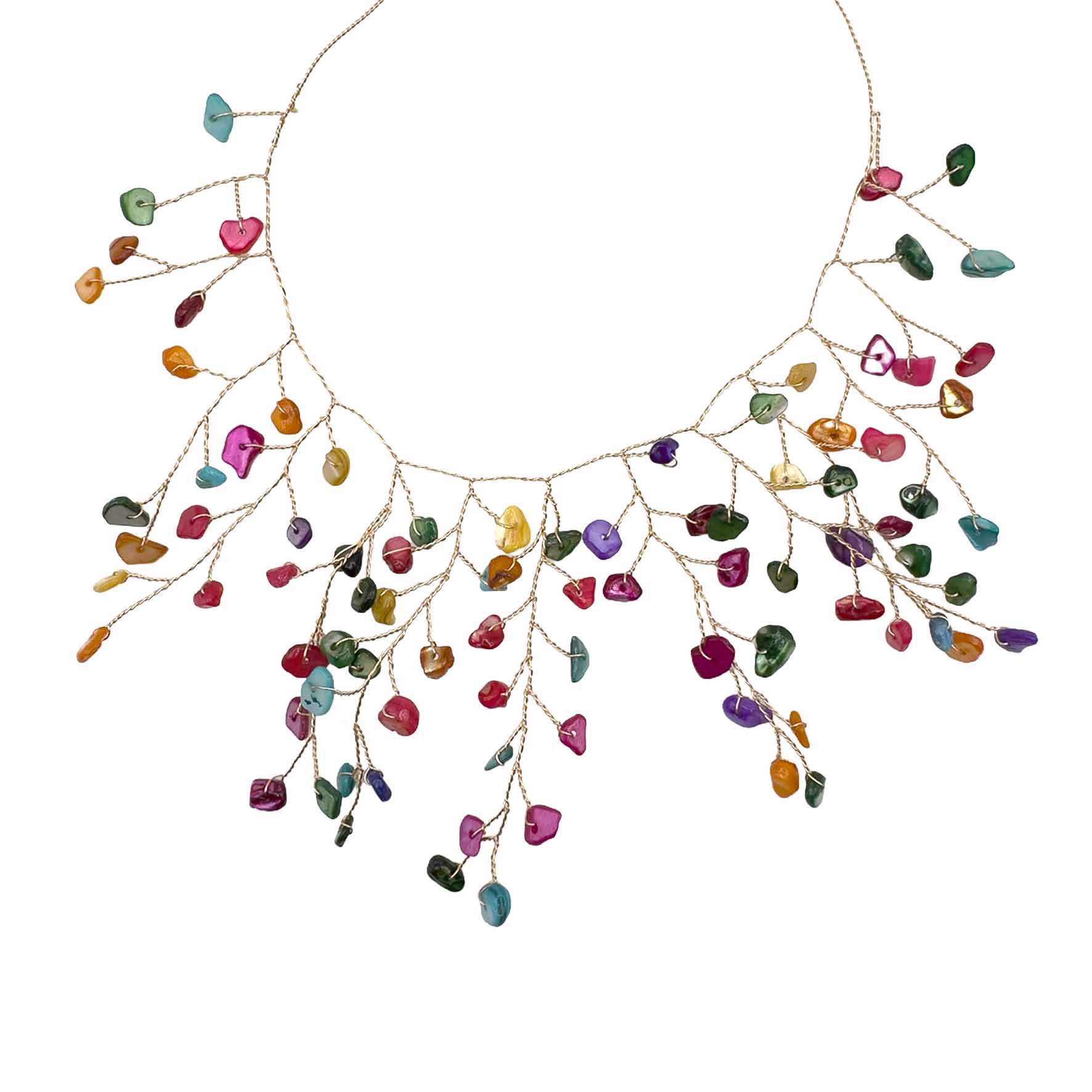 Collana Ramificazione di Pietre