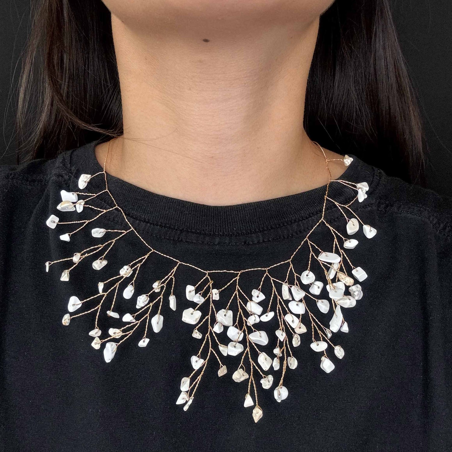 Collana Ramificazione di Pietre