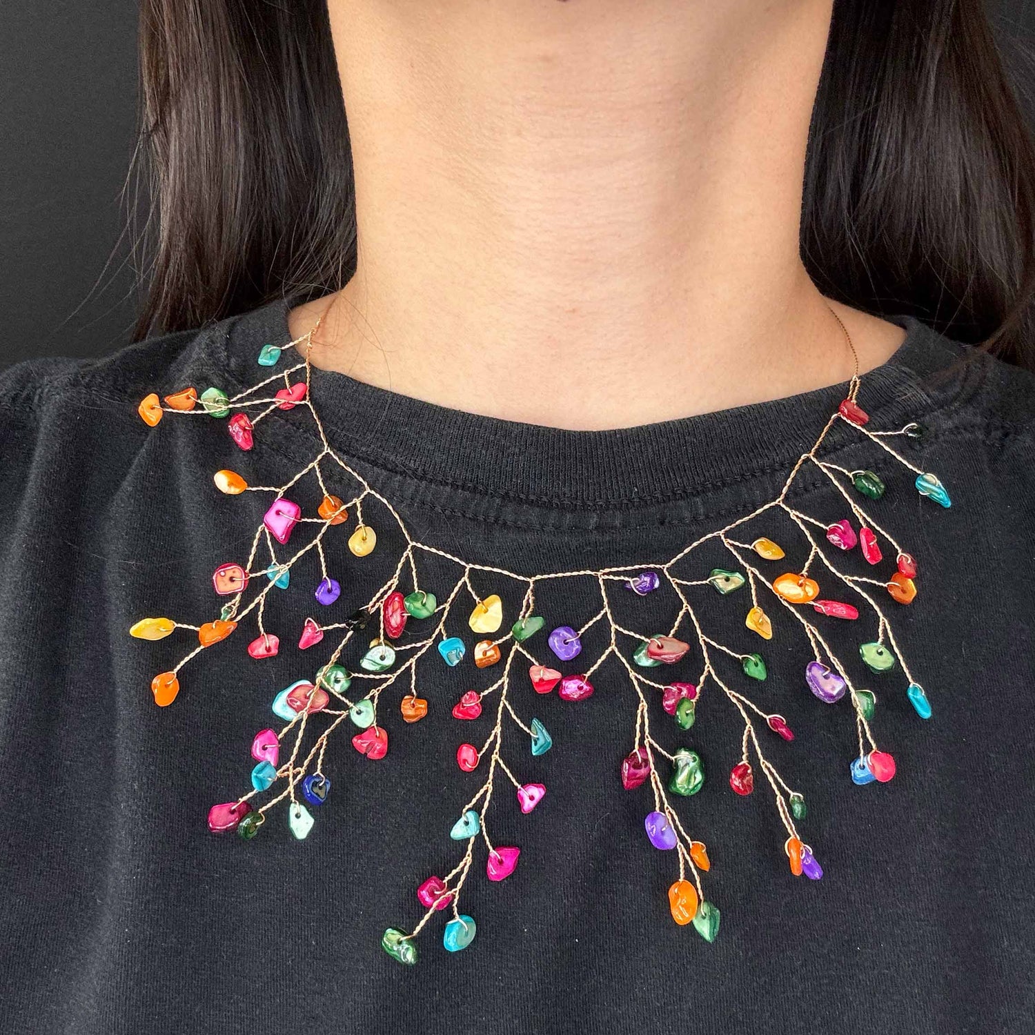Collana Ramificazione di Pietre