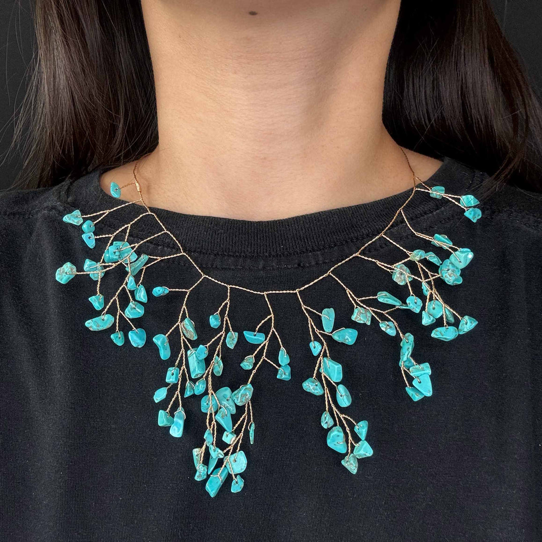 Collana Ramificazione di Pietre