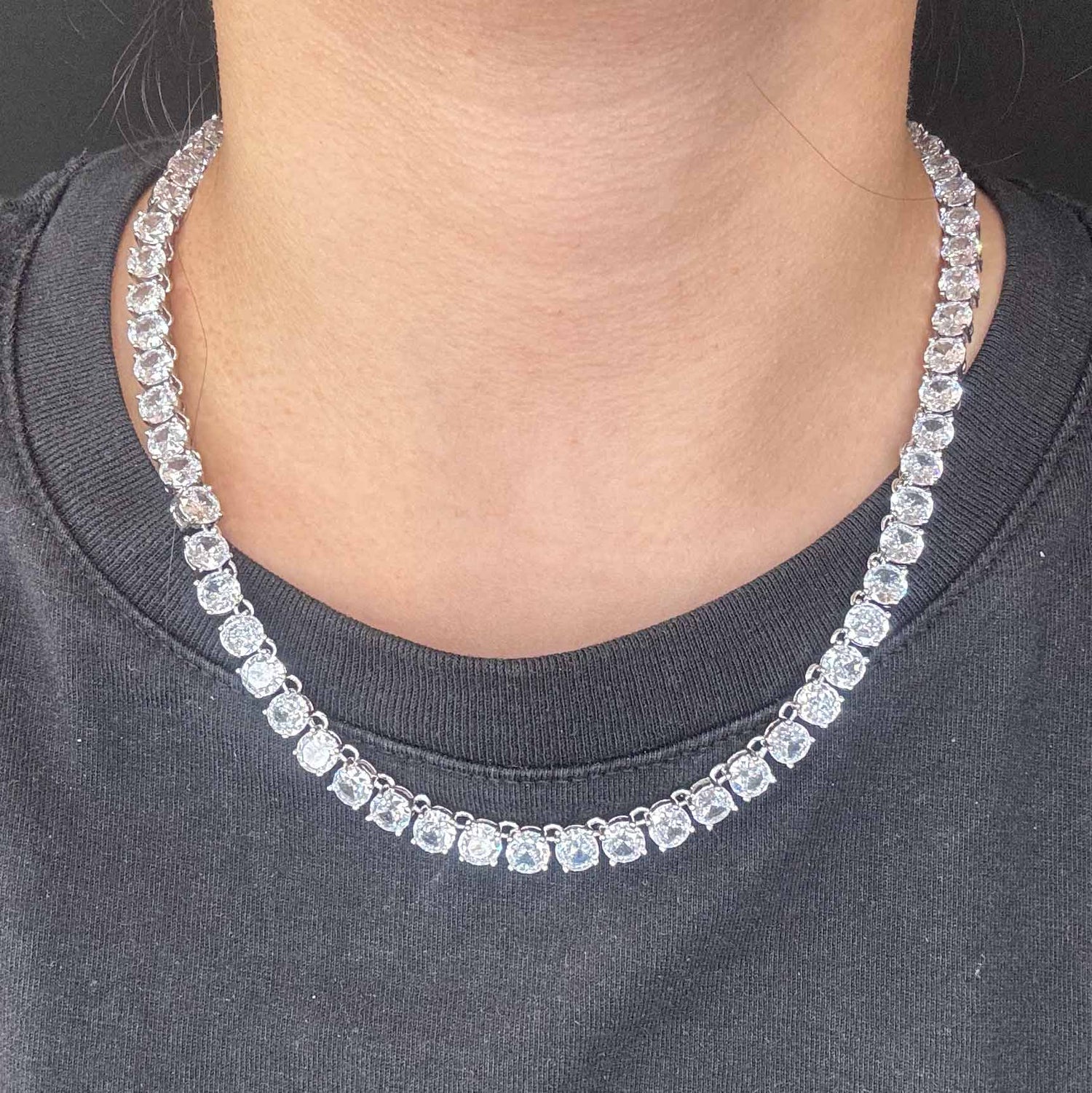 Collana Tondi di Cristallo