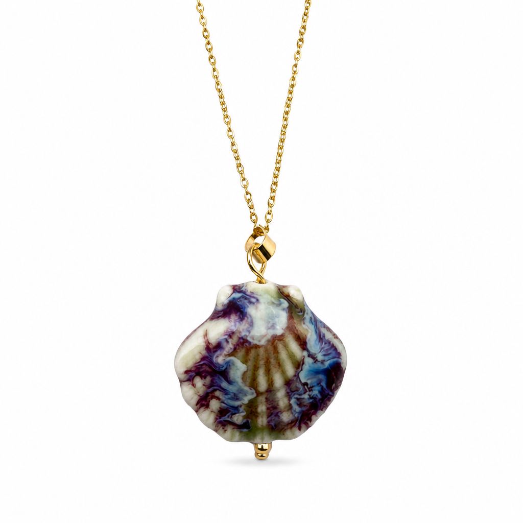 Collana di Conchiglie Dipinte