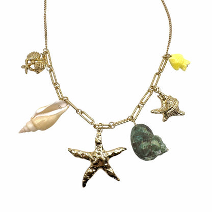 Collana con Charms Mare &amp; Pesciolino