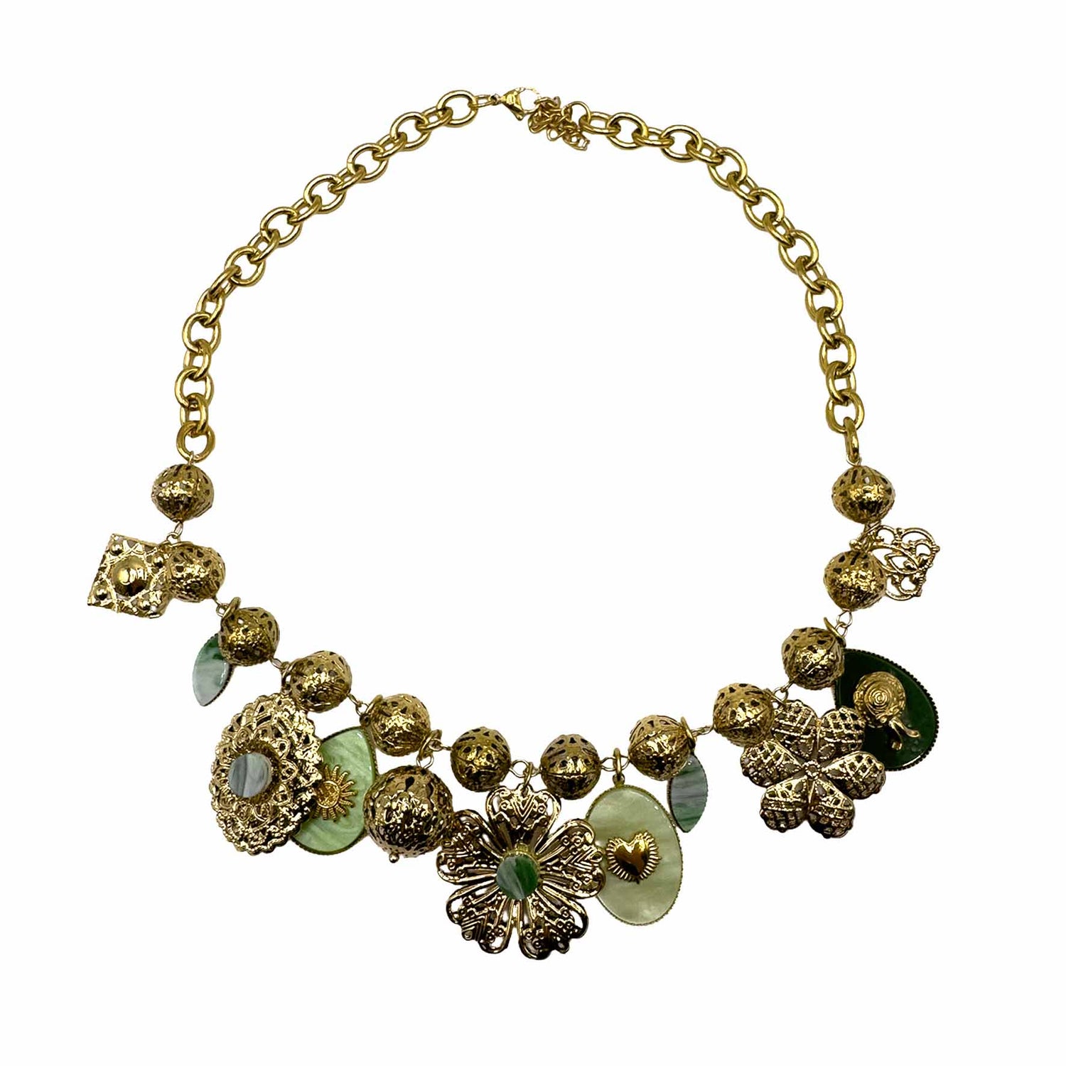 Collana di Charms e Gocce