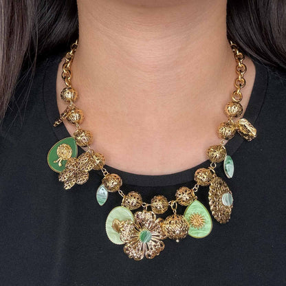 Collana di Charms e Gocce