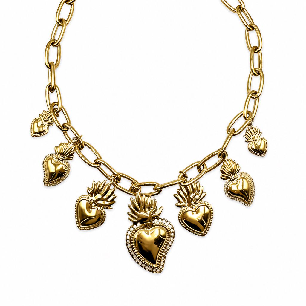 Collana di Cuori Sacri