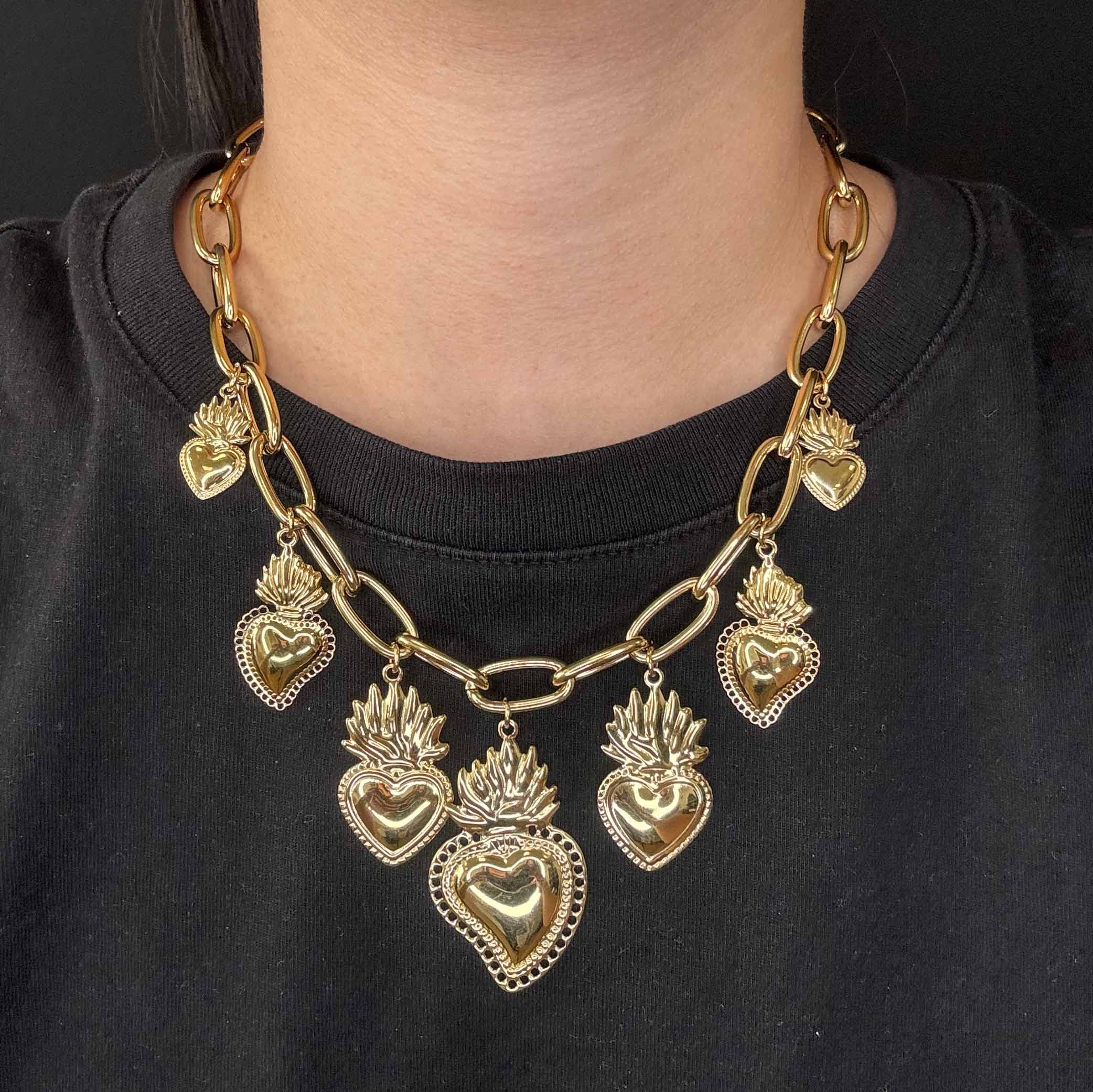Collana di Cuori Sacri