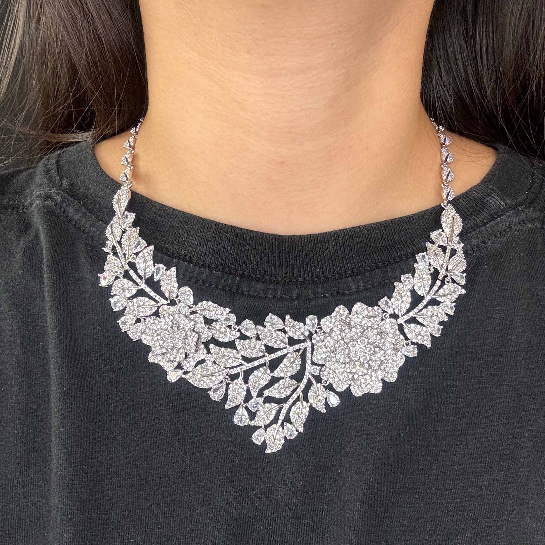 Collana di Fiori di Cristalli