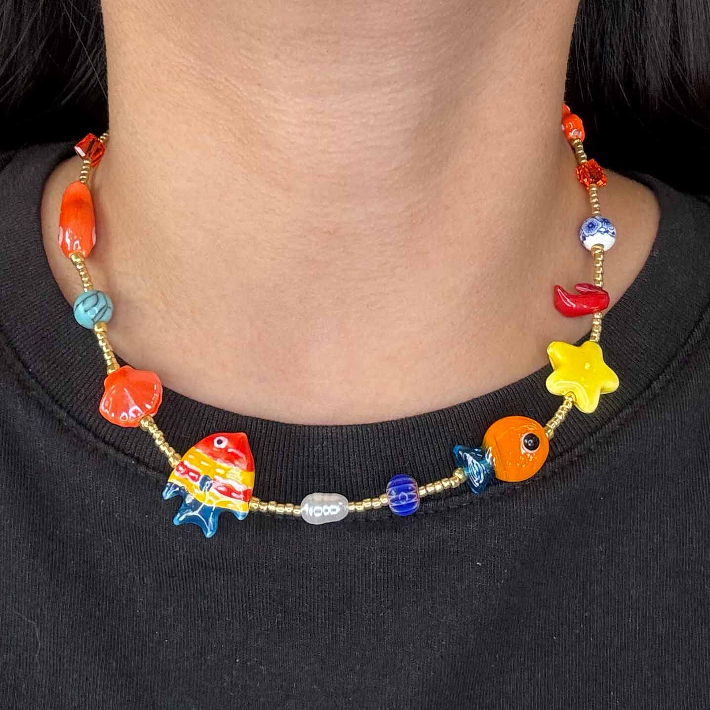 Collana di Pesciolini Multicolor - New Edition