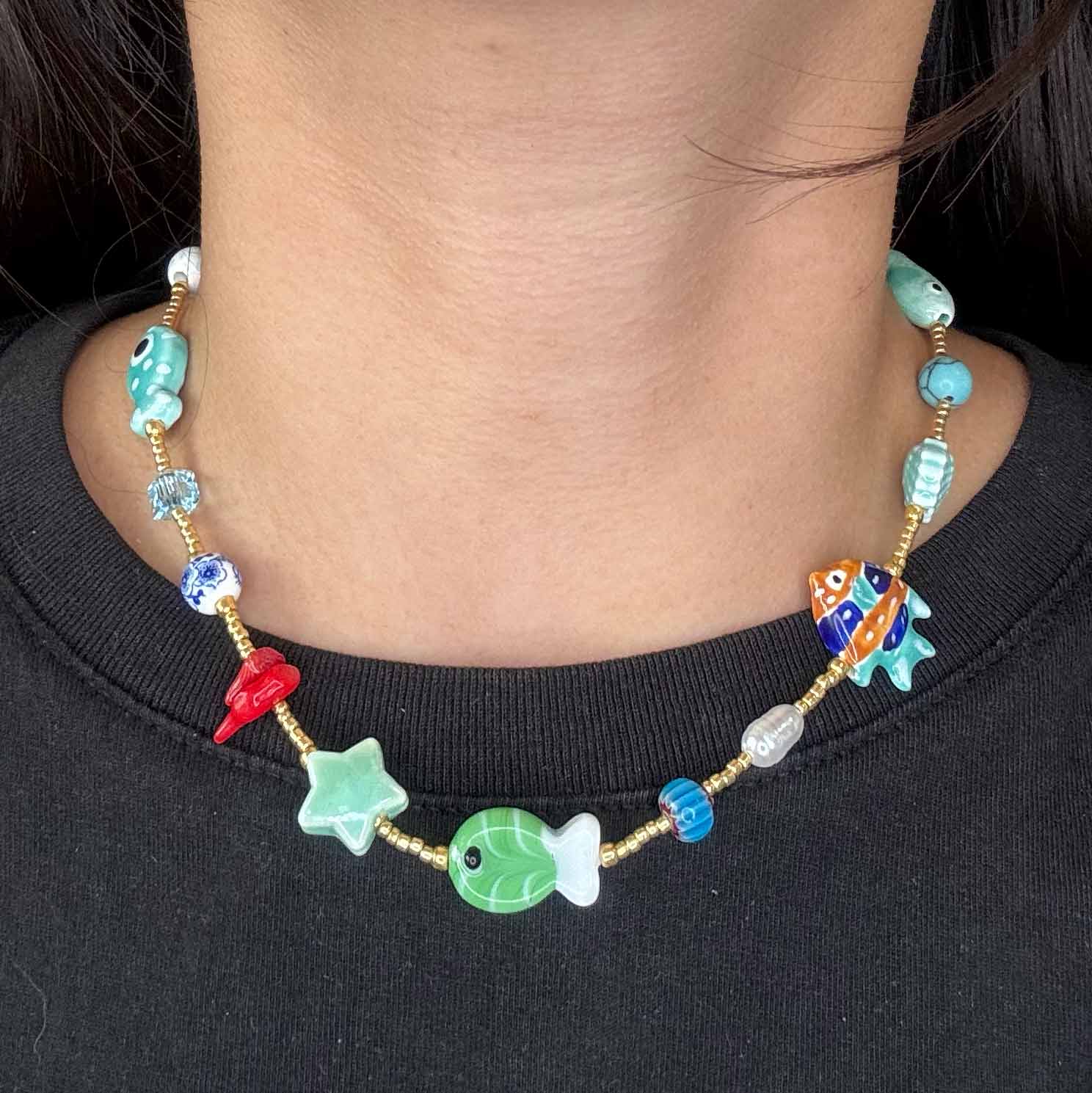Collana di Pesciolini Multicolor - New Edition