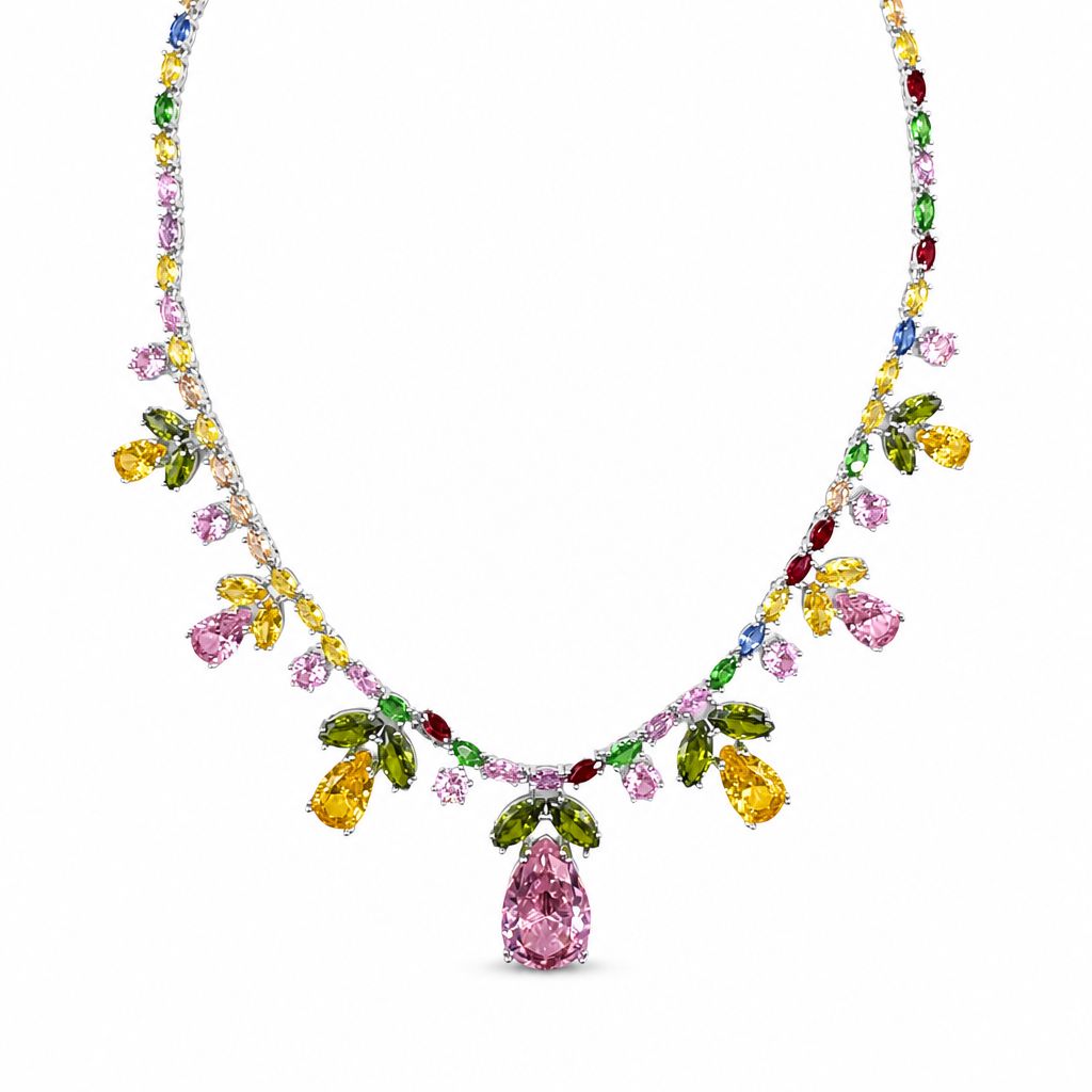 Collana di Tulipani &amp; Gemme