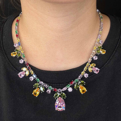 Collana di Tulipani &amp; Gemme