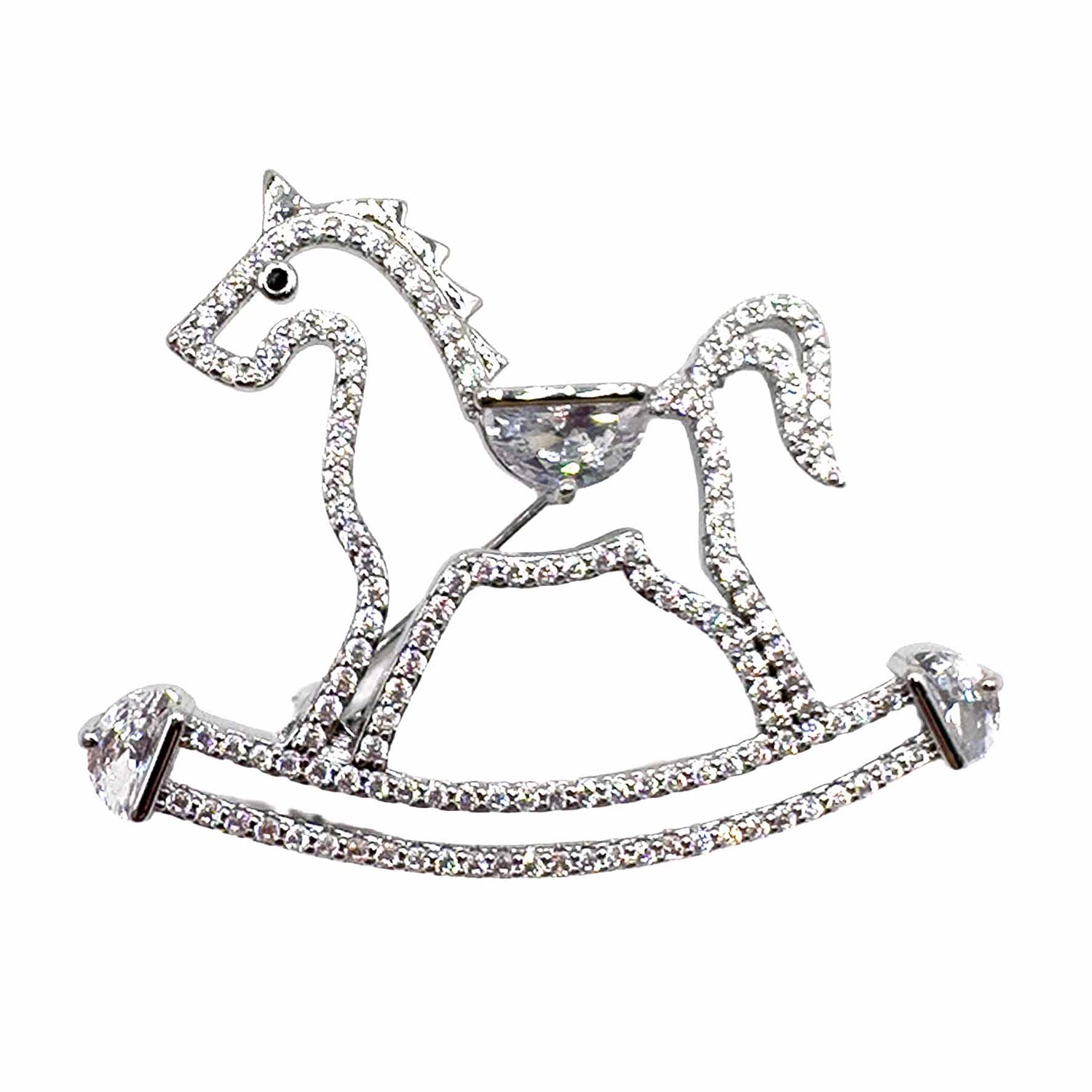 Palestro Milano Spille e spillette Silver Dondolo Cavallo