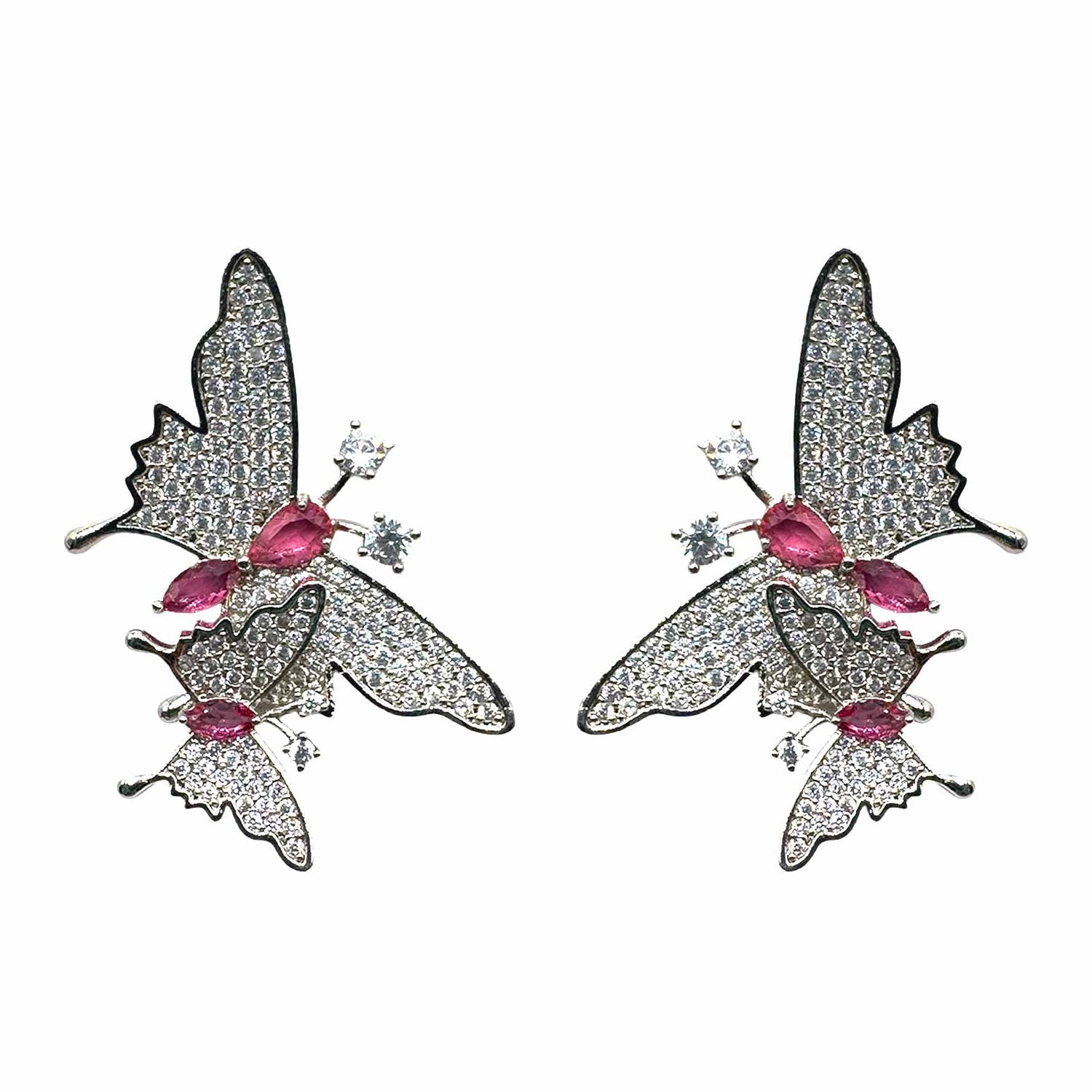 Doppie Farfalle di Zirconi
