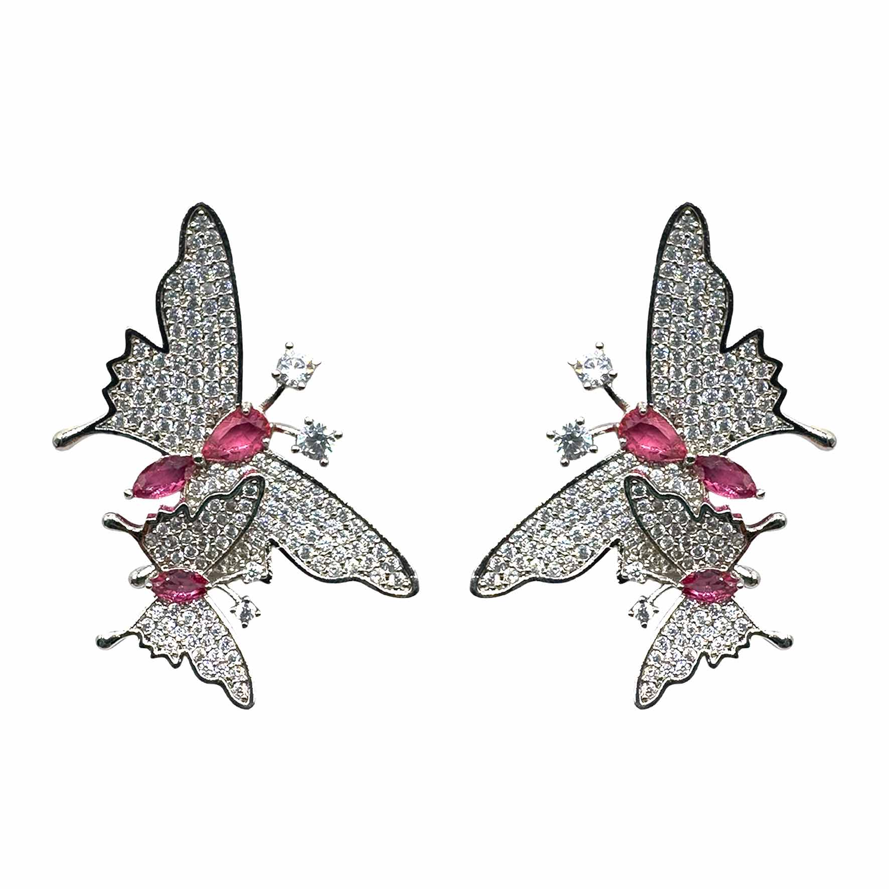 Doppie Farfalle di Zirconi