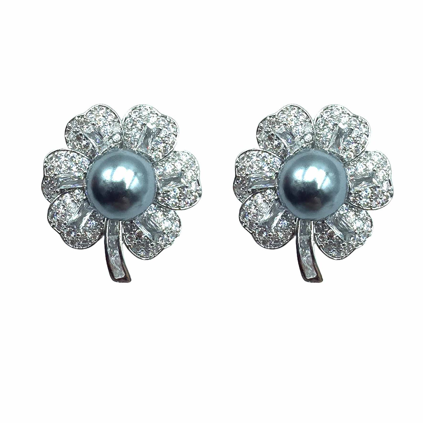 Palestro Milano Orecchini Esafogli con Perla