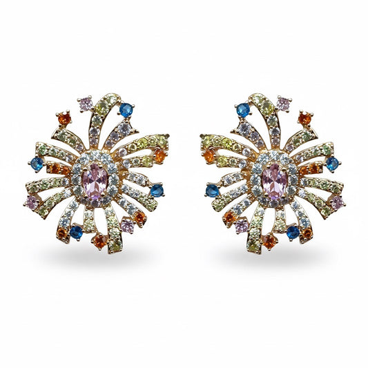 Palestro Milano Orecchini Esplosione di Pietre