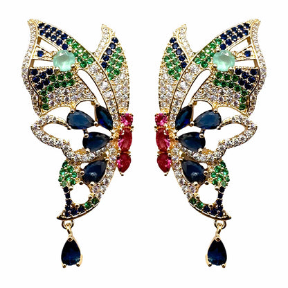 Palestro Milano Orecchini Farfalla Magica di Pavè