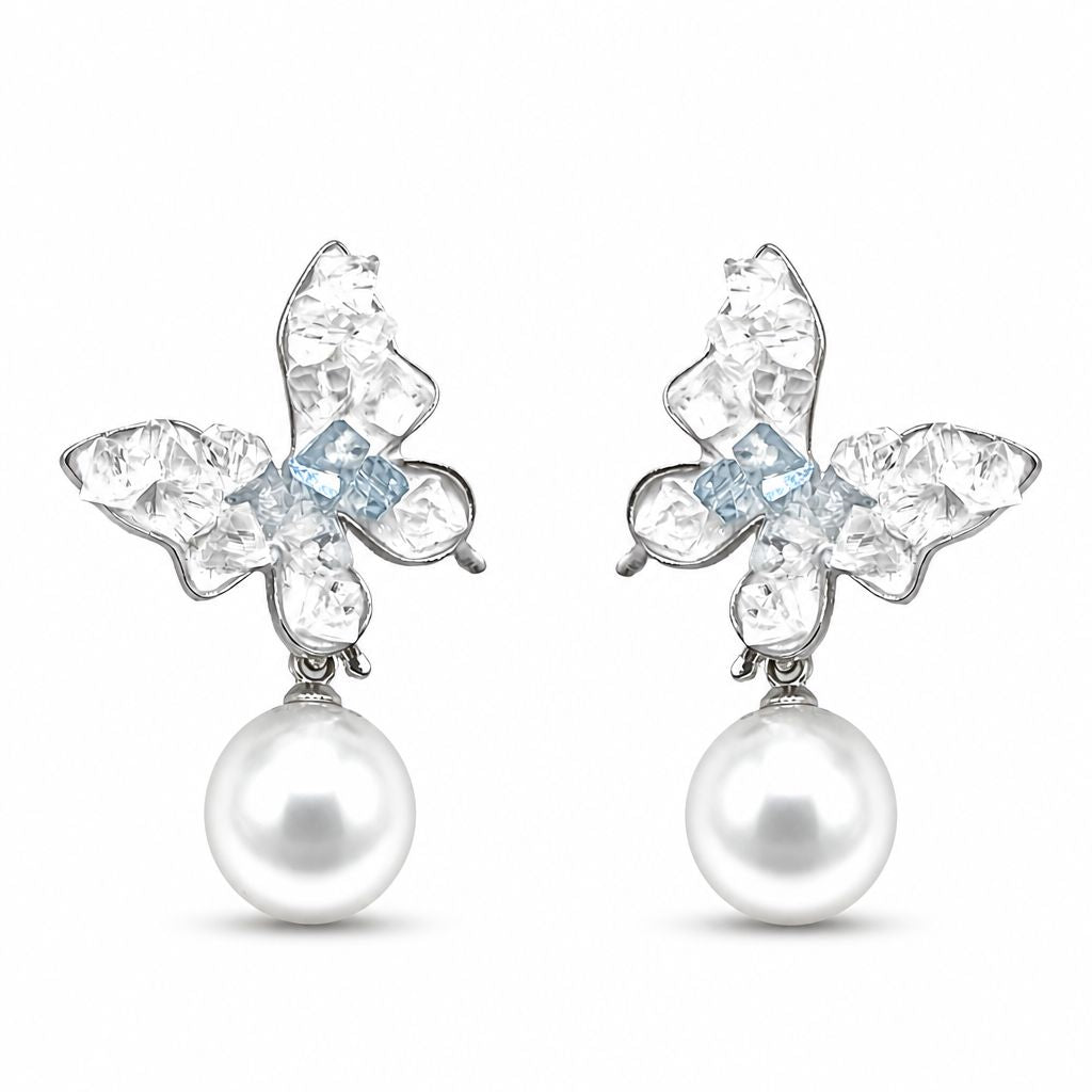 Farfalla di Ghiaccio con Perla