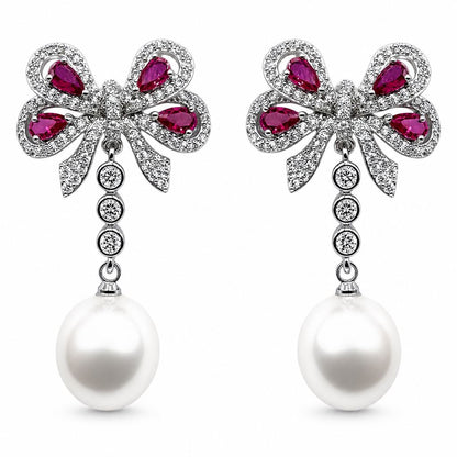 Fiocchettino Silver con Perla Bianca