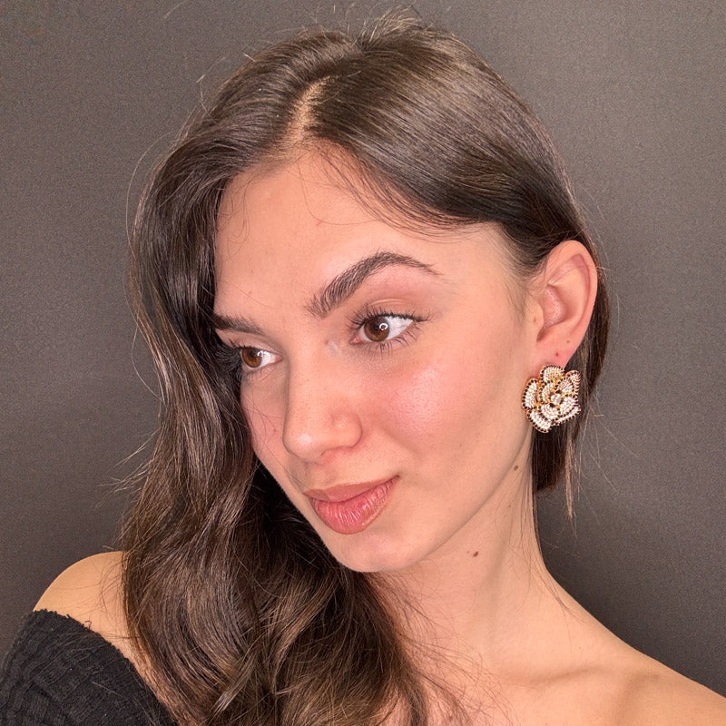 Palestro Milano Orecchini Fiore Anemone di Luce