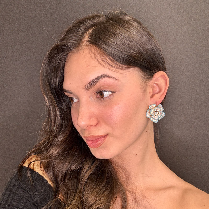 Palestro Milano Orecchini Fiore Anemone di Luce