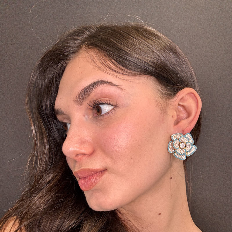 Palestro Milano Orecchini Fiore Anemone di Luce