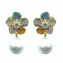 Palestro Milano Orecchini Gold - Multicolor Fiore & Perle