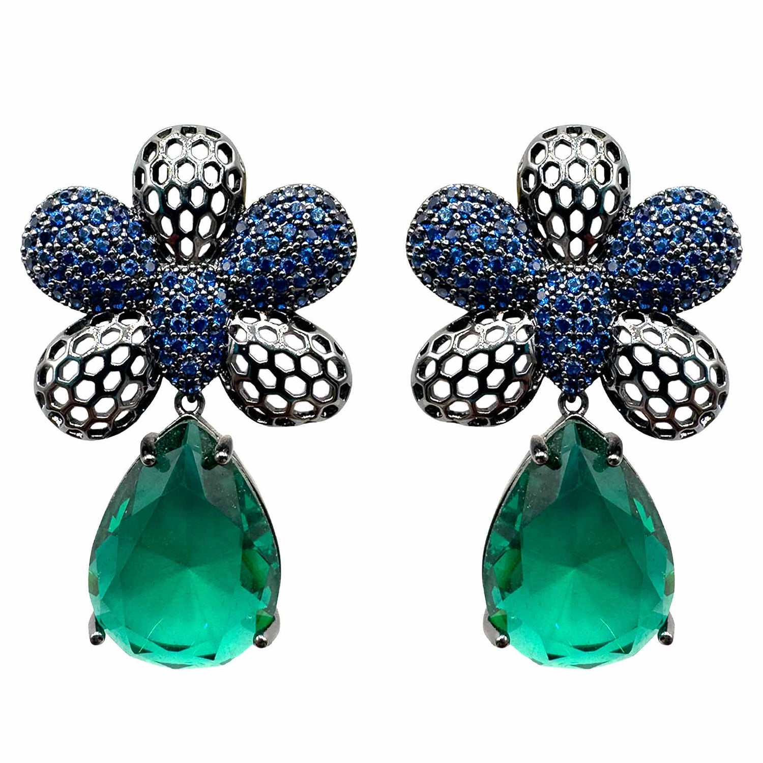 Fiore di Pavè&amp;Retina con Goccia