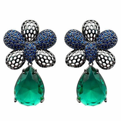 Fiore di Pavè&amp;Retina con Goccia