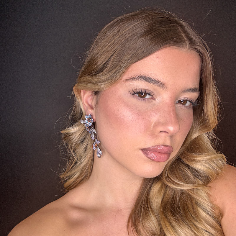 Palestro Milano Orecchini Fiore in Crescita