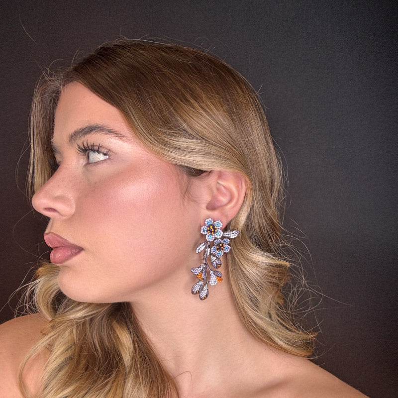 Palestro Milano Orecchini Fiore in Crescita