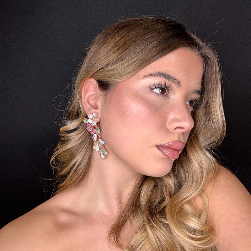 Palestro Milano Orecchini Fiore in Crescita