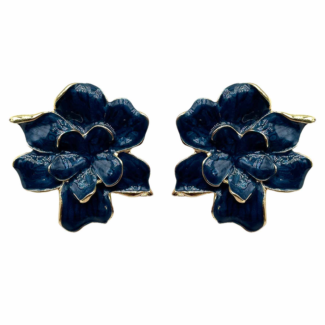 Palestro Milano Orecchini Blu Fiori di Naomi