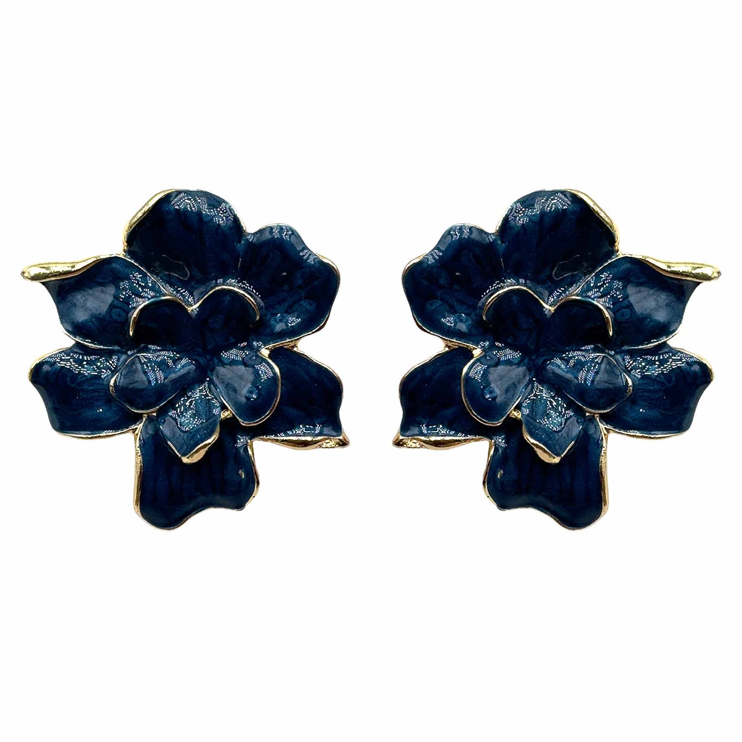 Palestro Milano Orecchini Blu Fiori di Naomi