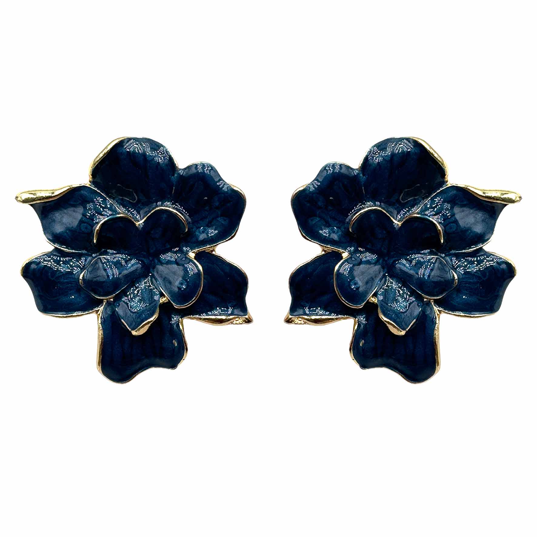 Palestro Milano Orecchini Blu Fiori di Naomi